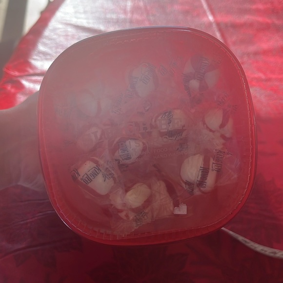 Sleigh Bell Bisto candy gum ball jar. Filled with Mint candy. New. - Picture 6 of 10